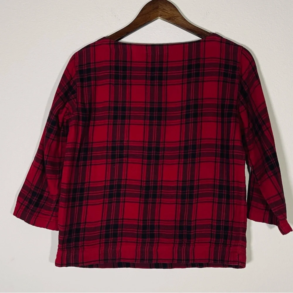 Madewell Herald Tee in Curtis Plaid Size XS in Flannel